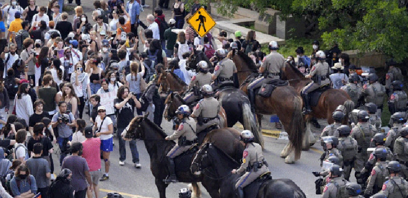 ਅਮਰੀਕਾ ਦੀਆਂ ਯੂਨੀਵਰਸਿਟੀਆਂ ਵਿੱਚ ਇਜ਼ਰਾਈਲ ਵਿਰੋਧੀ ਵਿਦਿਆਰਥੀ ਪ੍ਰਦਰਸ਼ਨ ਭਖੇ Anti-Israel student protests at US universities