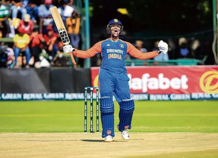Punjab's opener Abhishek Sharma scored a record century in 28 balls